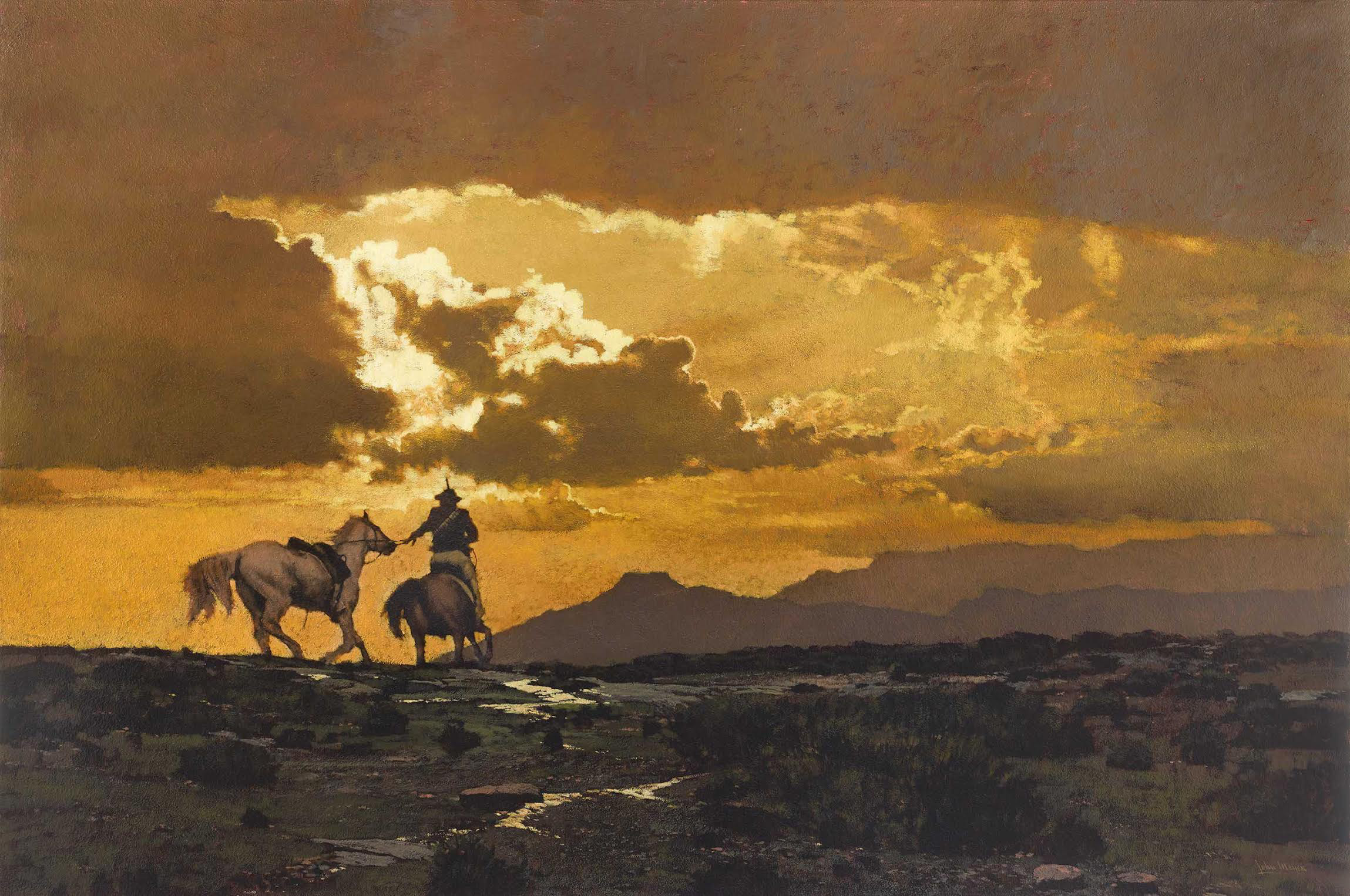 Boer War painting